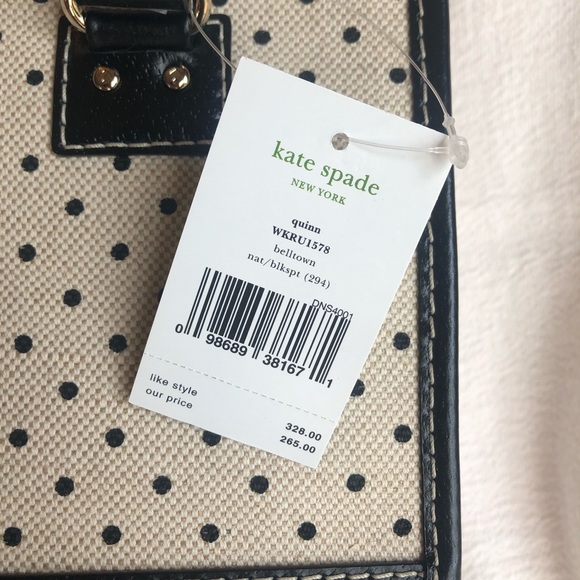 Kate spade Quinn Belltown cream with black leather - Picture 3 of 5